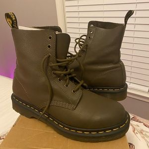 Dr. Martens Pascal Green Boots